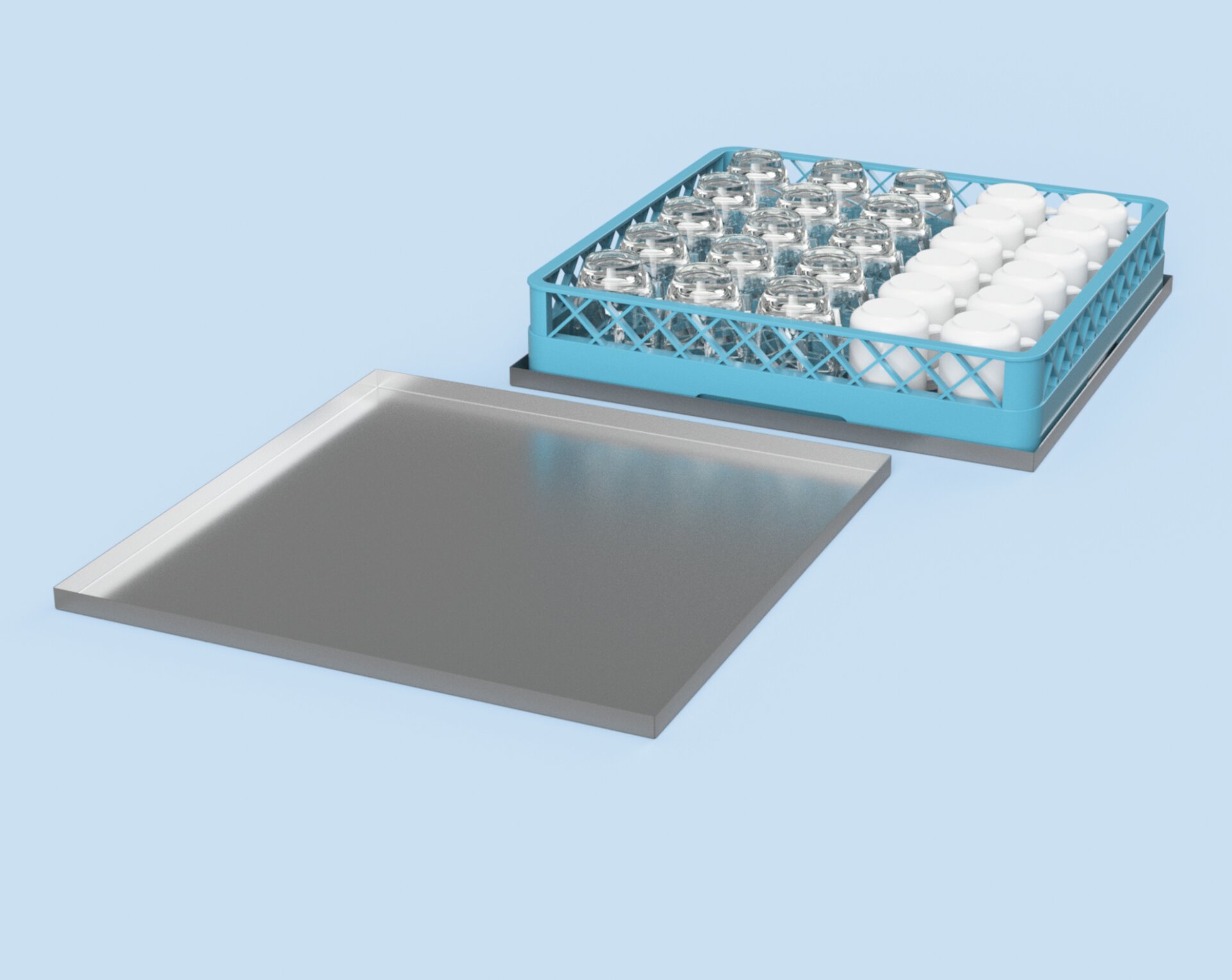 Tropfschale für Korbwagen