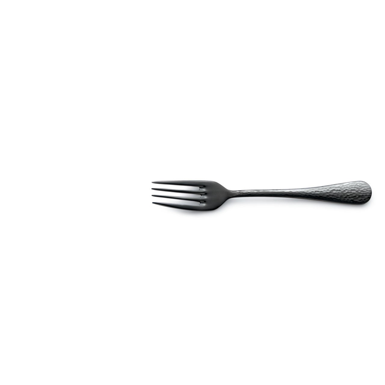 Sierra, Kuchengabel 144 mm gehämmert PVD schwarz 