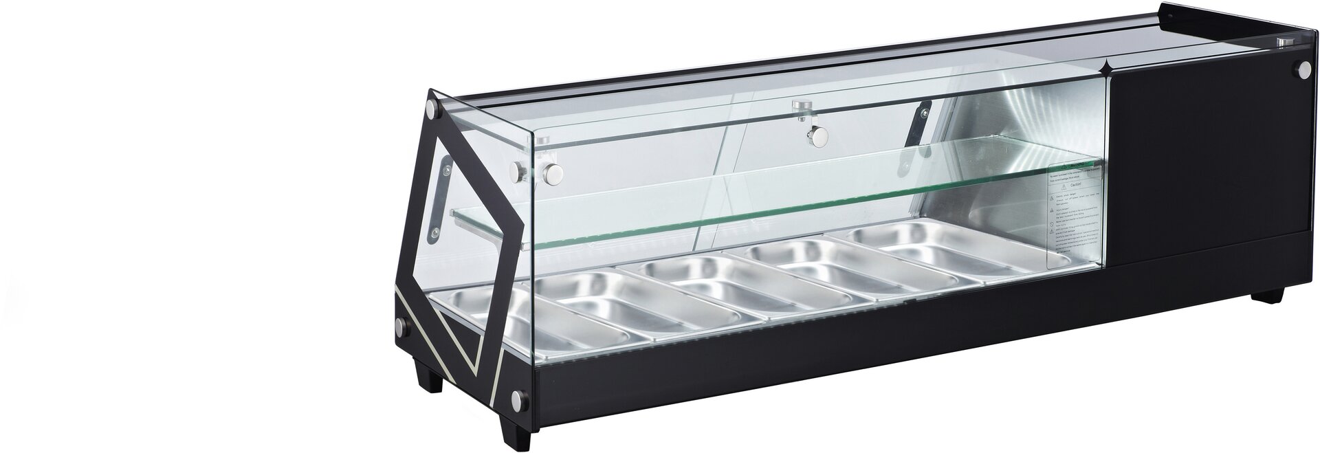 Tapasvitrine 5 x GN 1/3