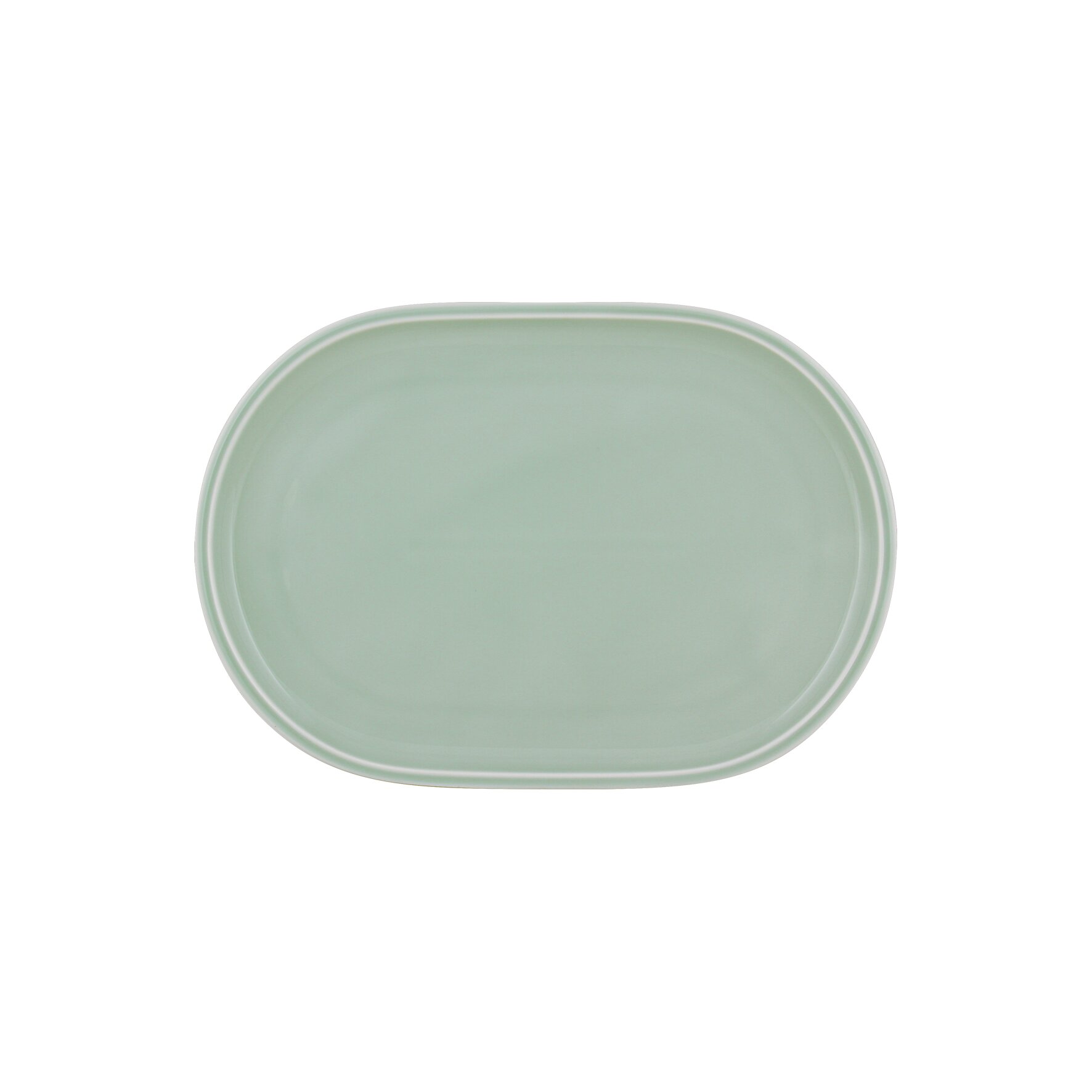 Shiro Glaze Frost, Coupplatte oval 232 x 161 mm