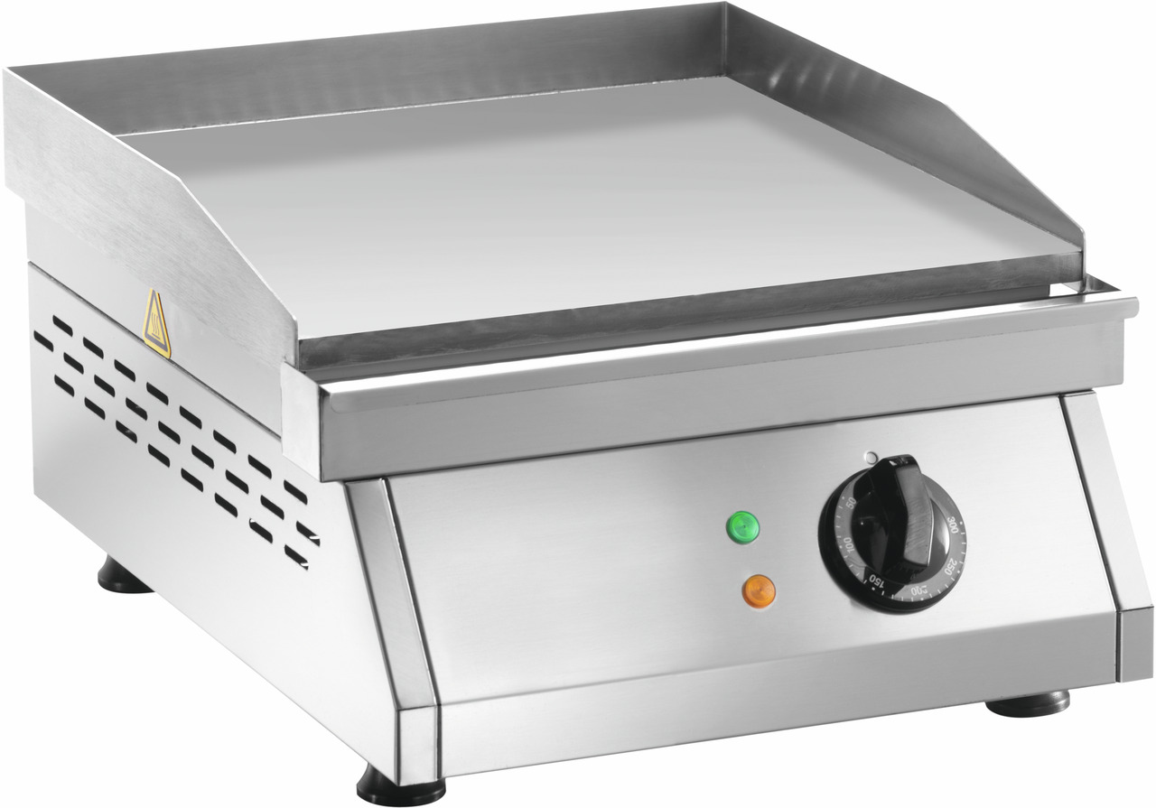 Elektro-Grillplatte glatt 1 Heizzone 400 x 500 x 200 mm