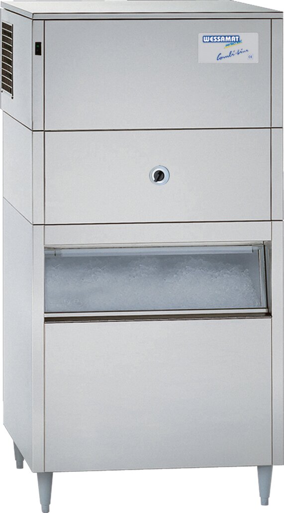 Eiswürfelbereiter W 120 ECL / 126 kg/24 h / 130,00 kg Vorrat / Luftkühlung