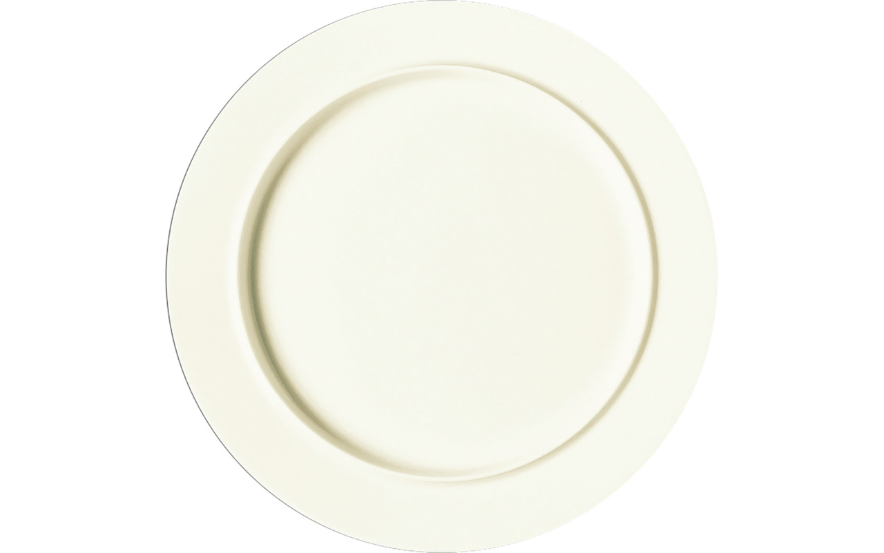 Nordic, Teller flach mit Rand ø 280 mm creme 