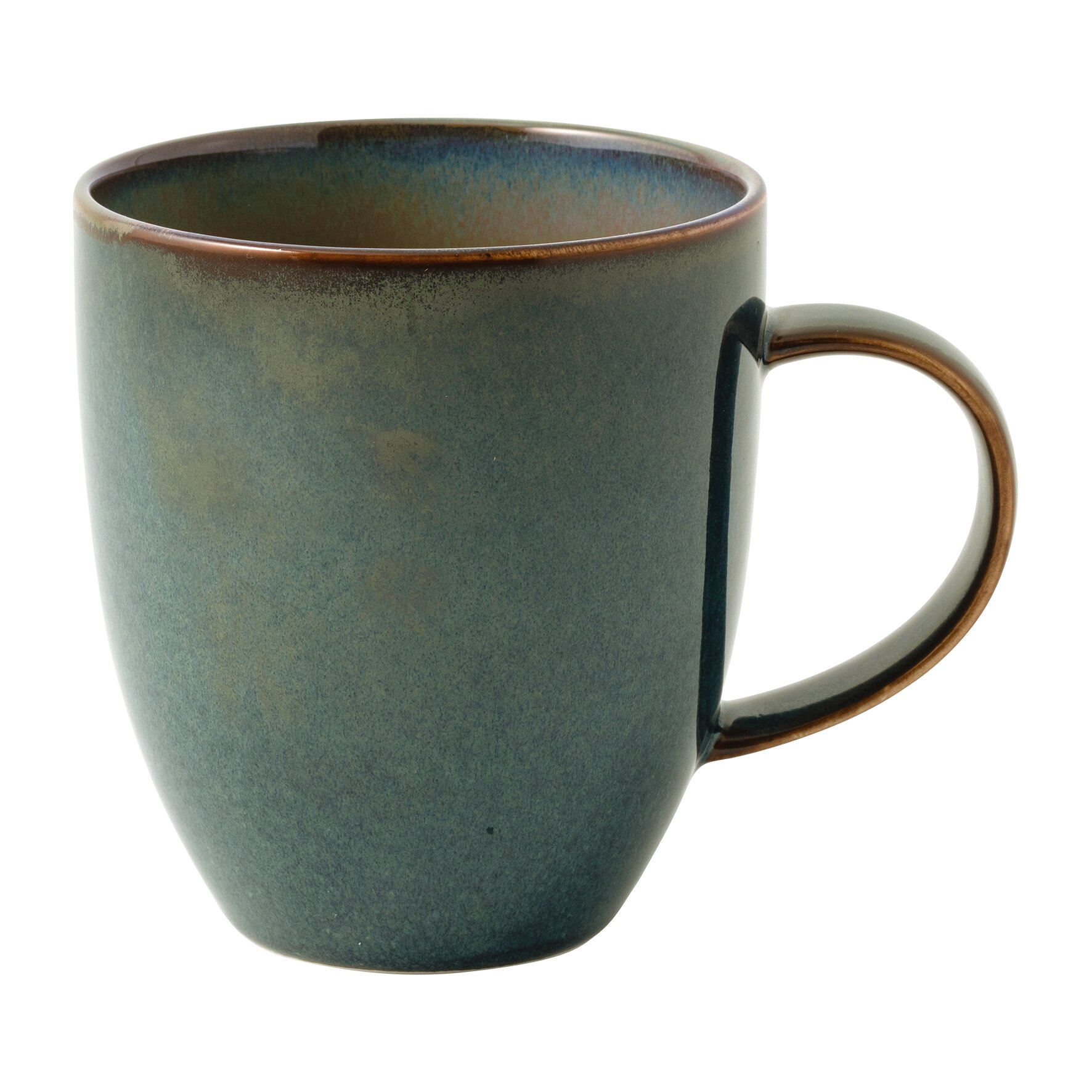 Crafted Breeze, Becher mit Henkel 0,36 l blau / braun