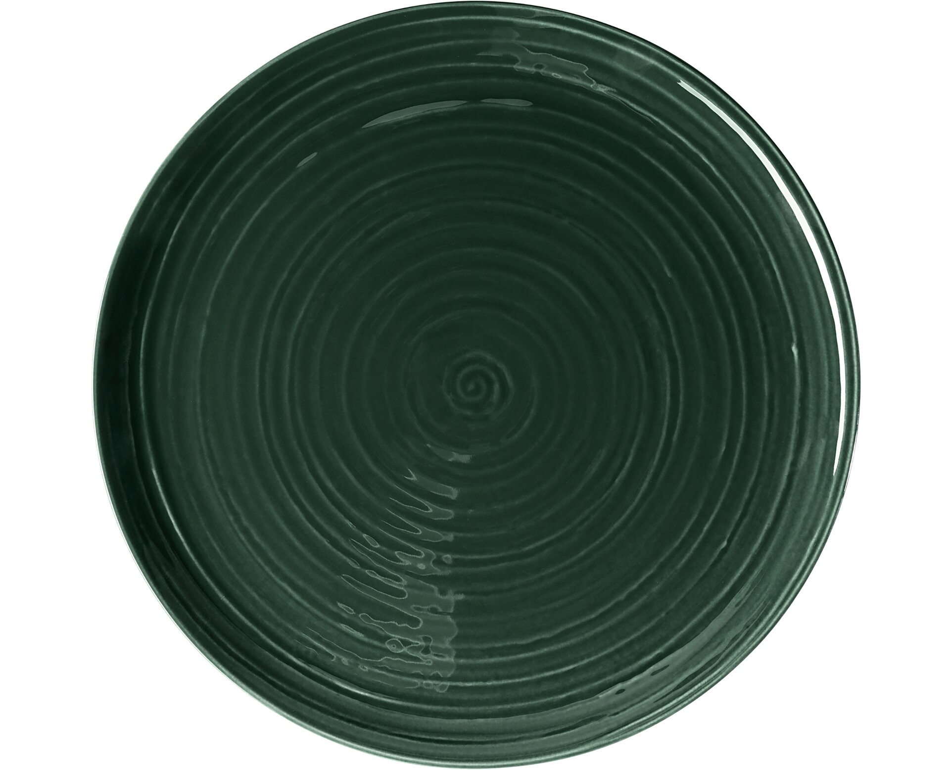 Terra, Speiseteller mit Relief ø 315 mm moosgrün