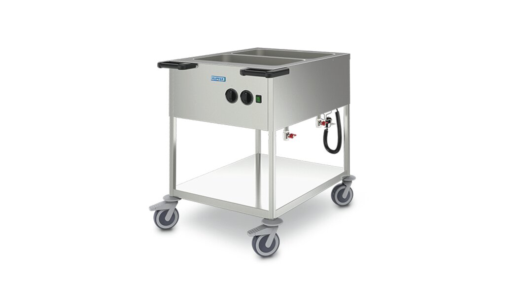 Speisenausgabewagen, 2 x GN 1/1, mit Folienheizung