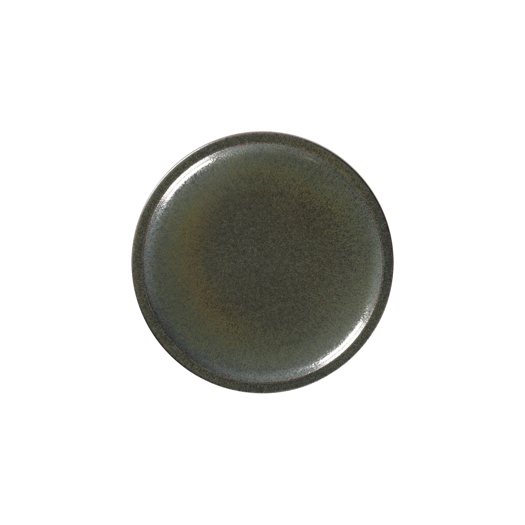 Ease, Teller flach coup ø 204 mm caldera green