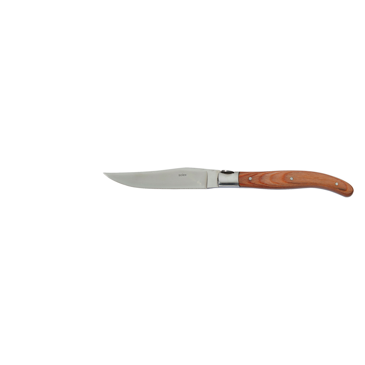 Torro, Steakmesser 224 mm mit hellem Pakka-Holzgriff