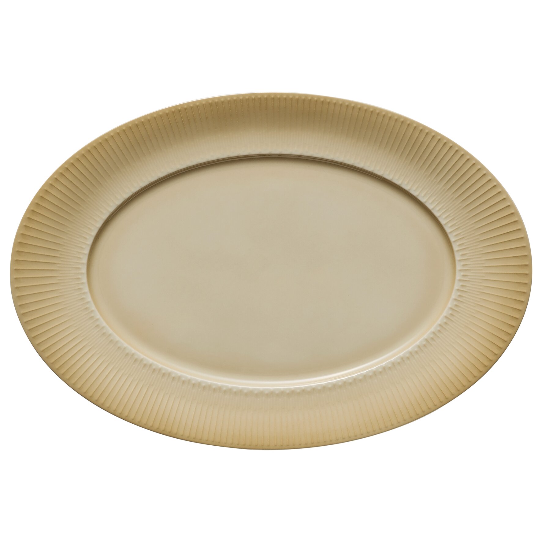 Nature Infused, Platte oval mit Fahne 340 x 233 mm Relief Grounded