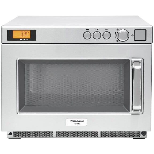 Panasonic-Mikrowelle NE-1815 1,8 kW 18 l mit Drehknopf 422 x 476 x 337 mm