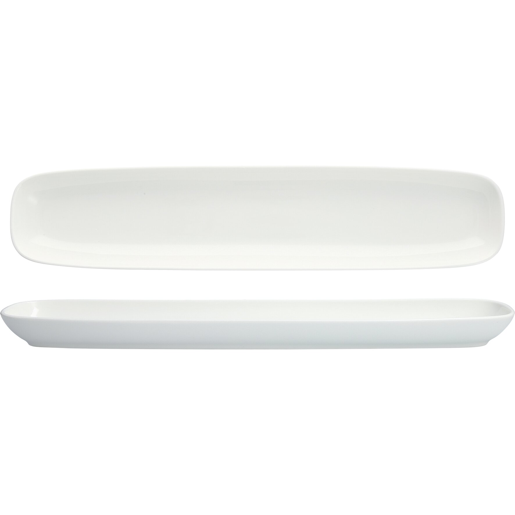 Modern Coupe, Platte rechteckig 423 x 94 mm weiß
