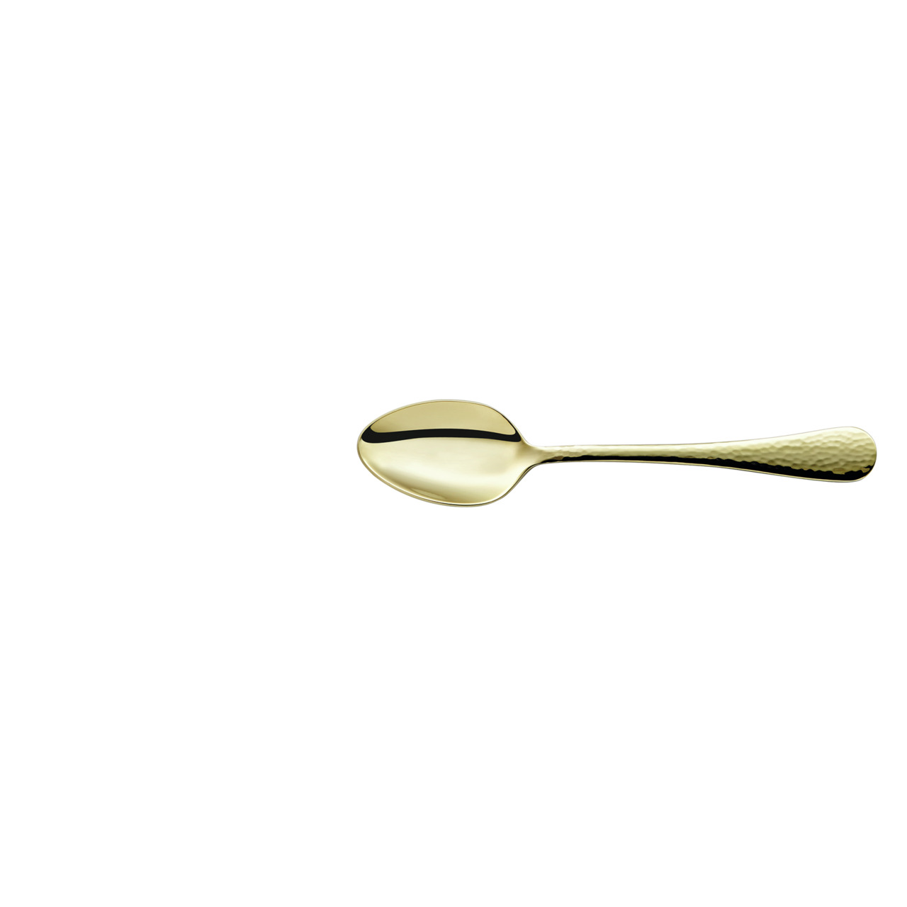 Sierra, Kaffeelöffel 144 mm gehämmert PVD champagner