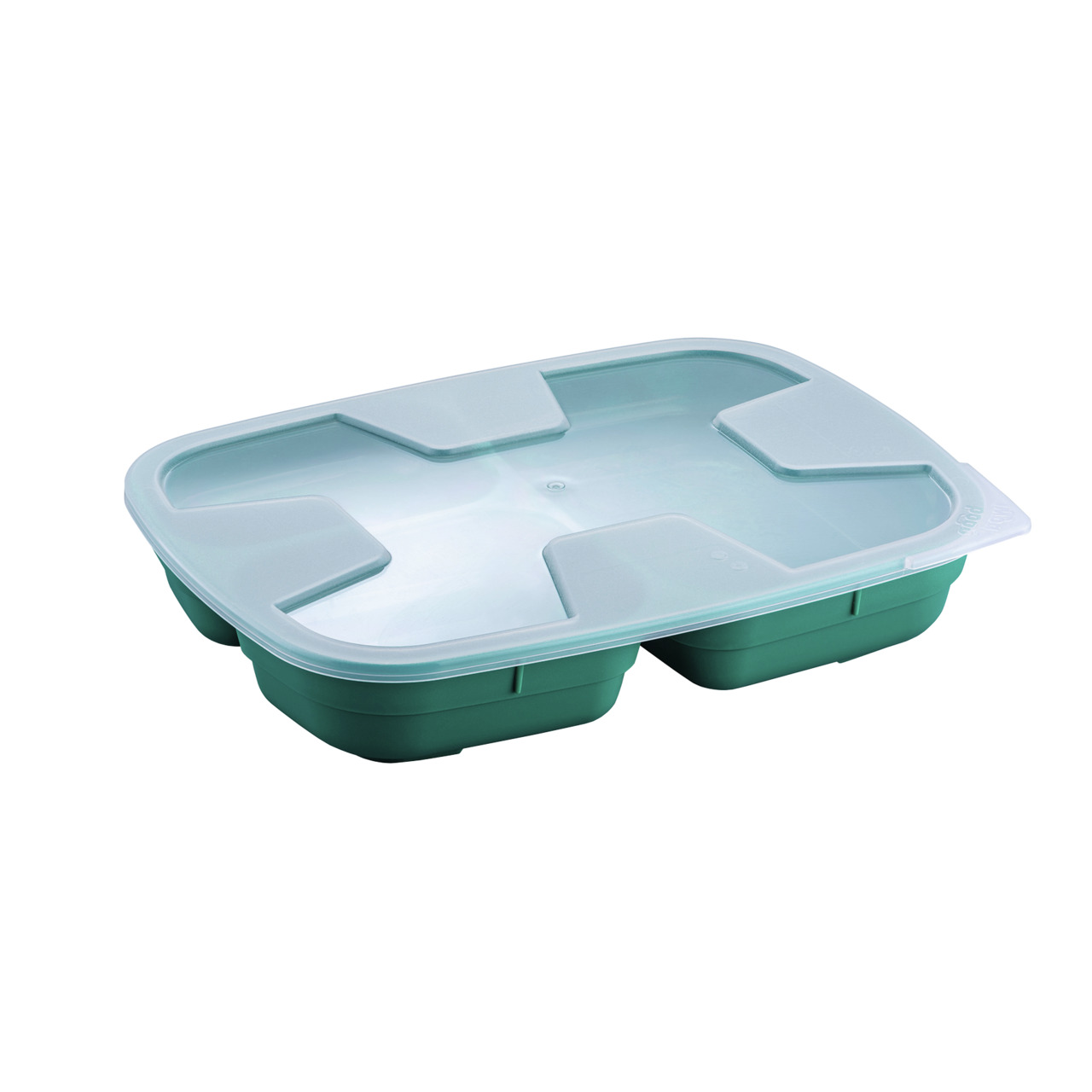 GoodBowl Trio 5er Set 0,58 l + 2 x 0,22 l / 247 x 185 x 51 mm grün