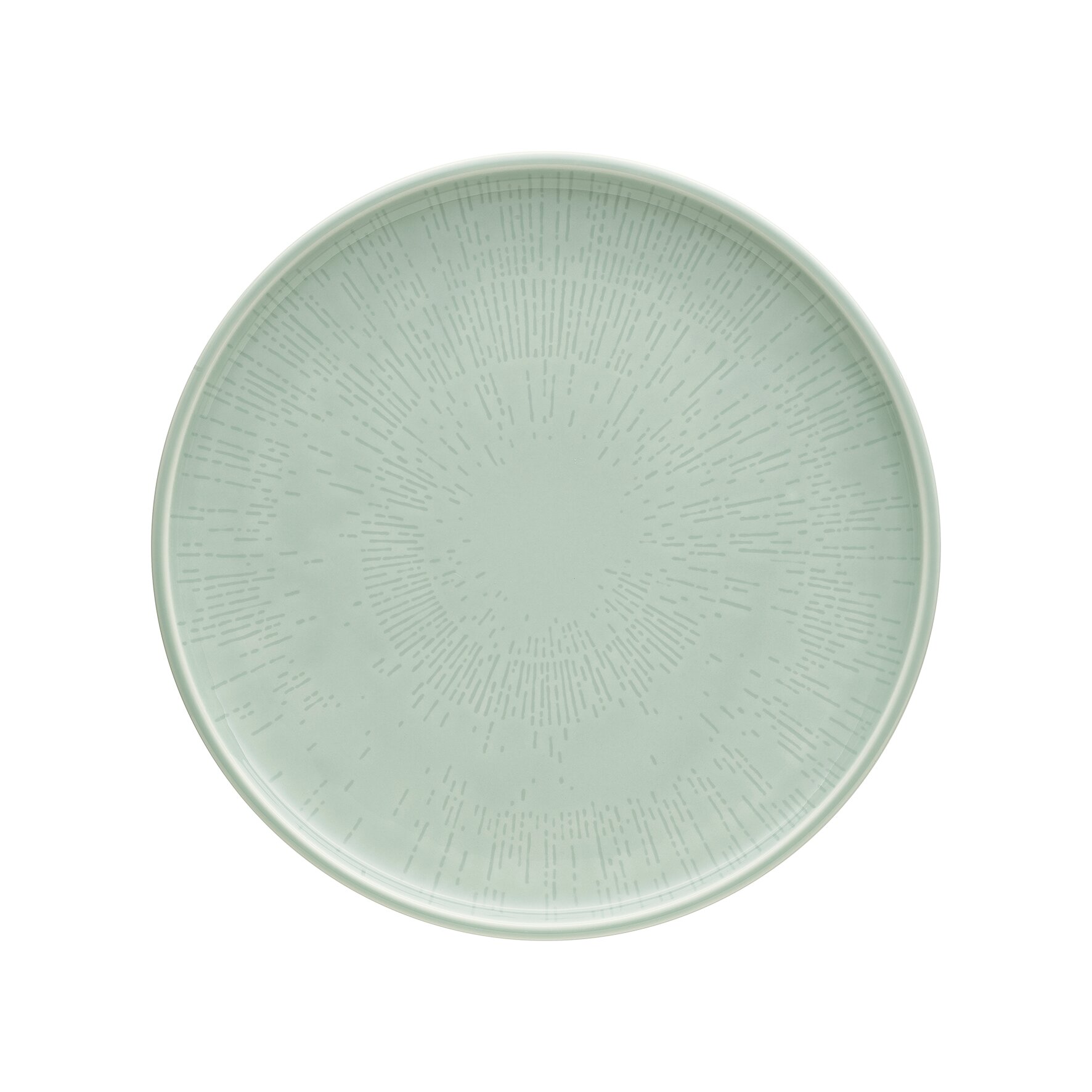 Shiro Glaze Frost, Coupteller flach ø 261 mm mit Struktur