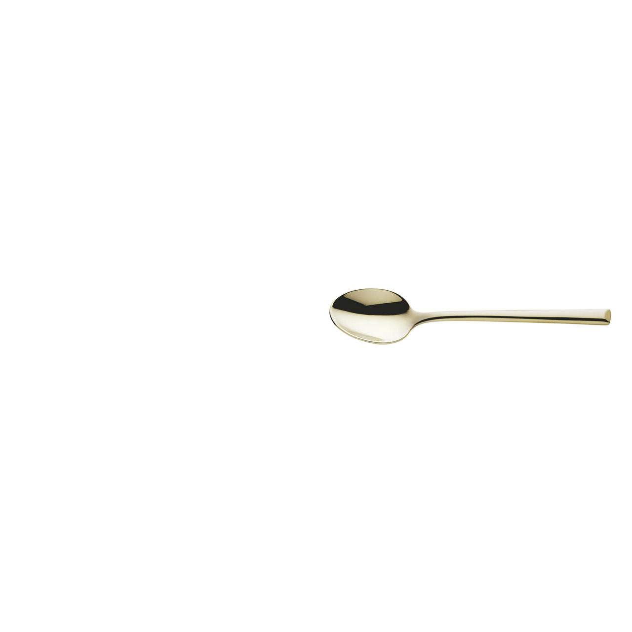 Metropole, Mocca- / Espressolöffel 115 mm PVD champagner