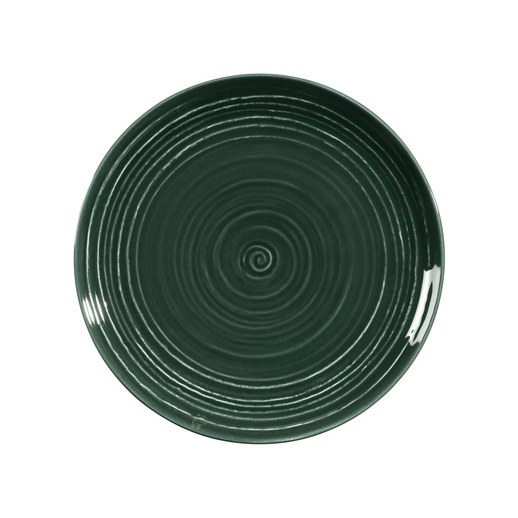 Terra, Frühstücksteller mit Relief ø 227 mm moosgrün