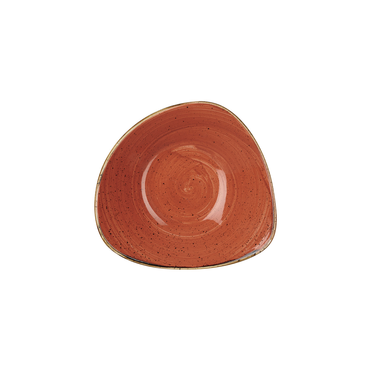 Stonecast, Bowl Lotus dreieckig 185 mm / 0,37 l Spiced Orange