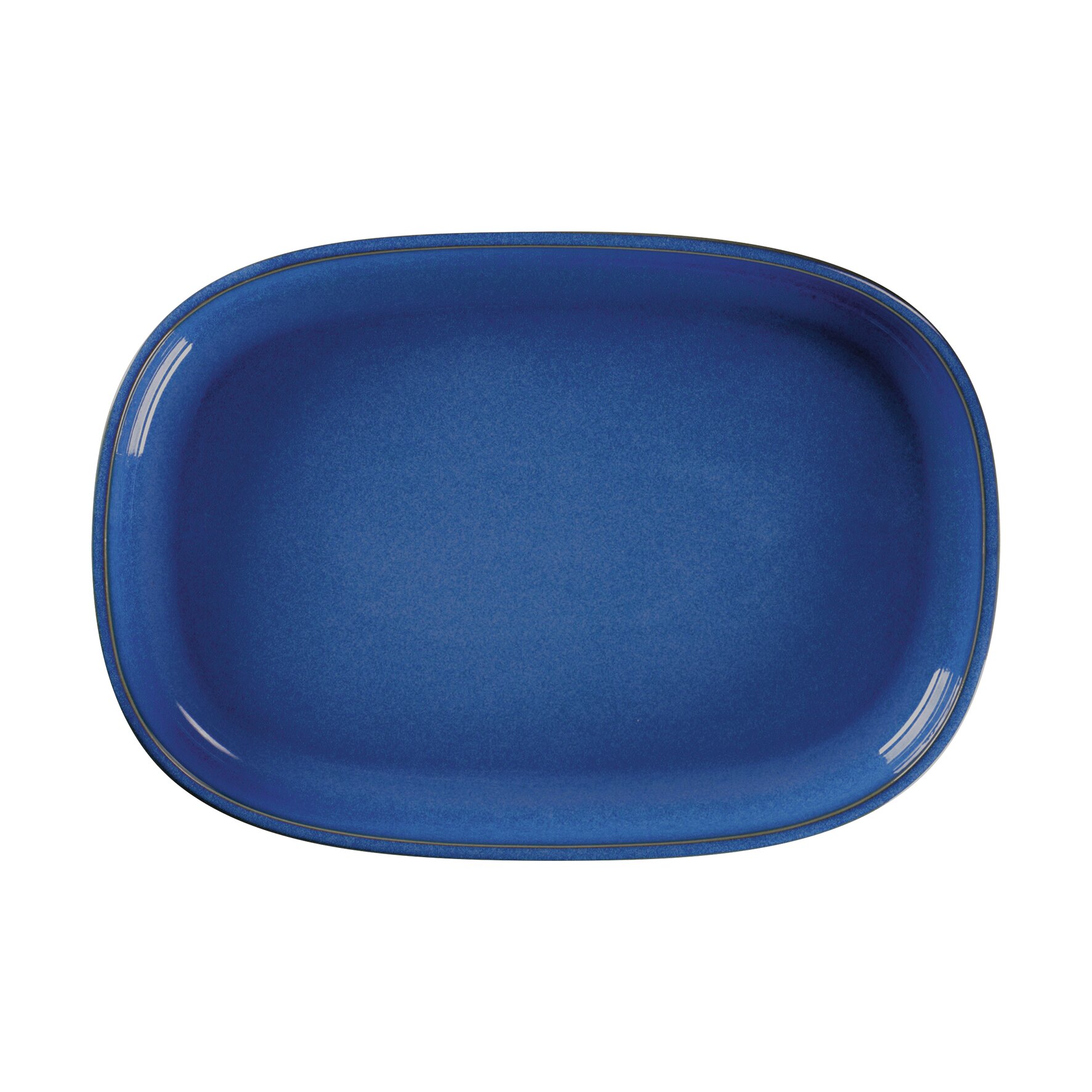 Ease, Platte oval tief 332 x 232 mm / 1,95 l cobalt blue