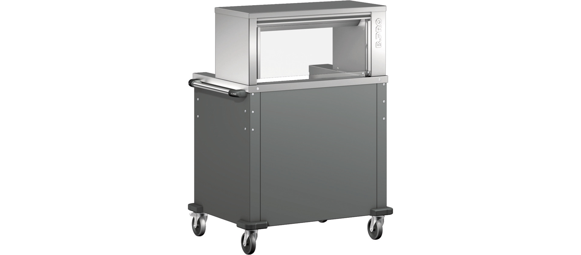 Frontcooking-Station BC-I-flex 1 to go / 2 Heizzonen / mit Edelstahl-Rollen