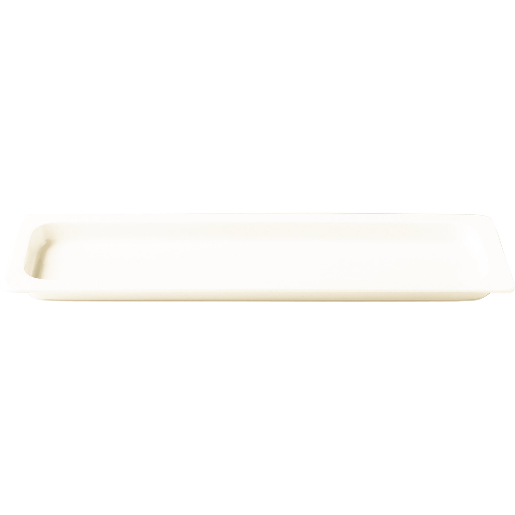 Buffet, GN-Schale GN 2/4 flach 530 x 162 mm / 1,25 l creme