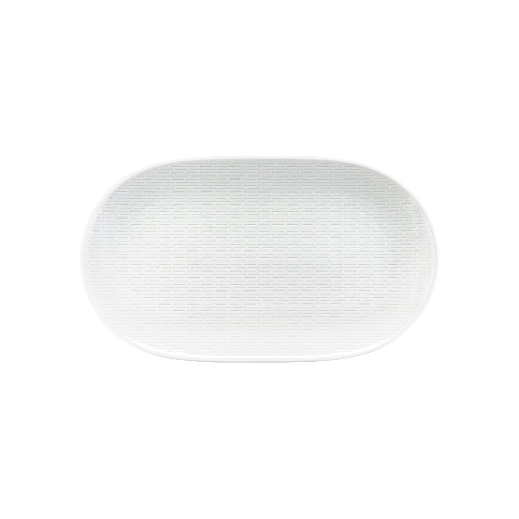 Scope Linea, Coupplatte oval 326 x 186 mm / Relief