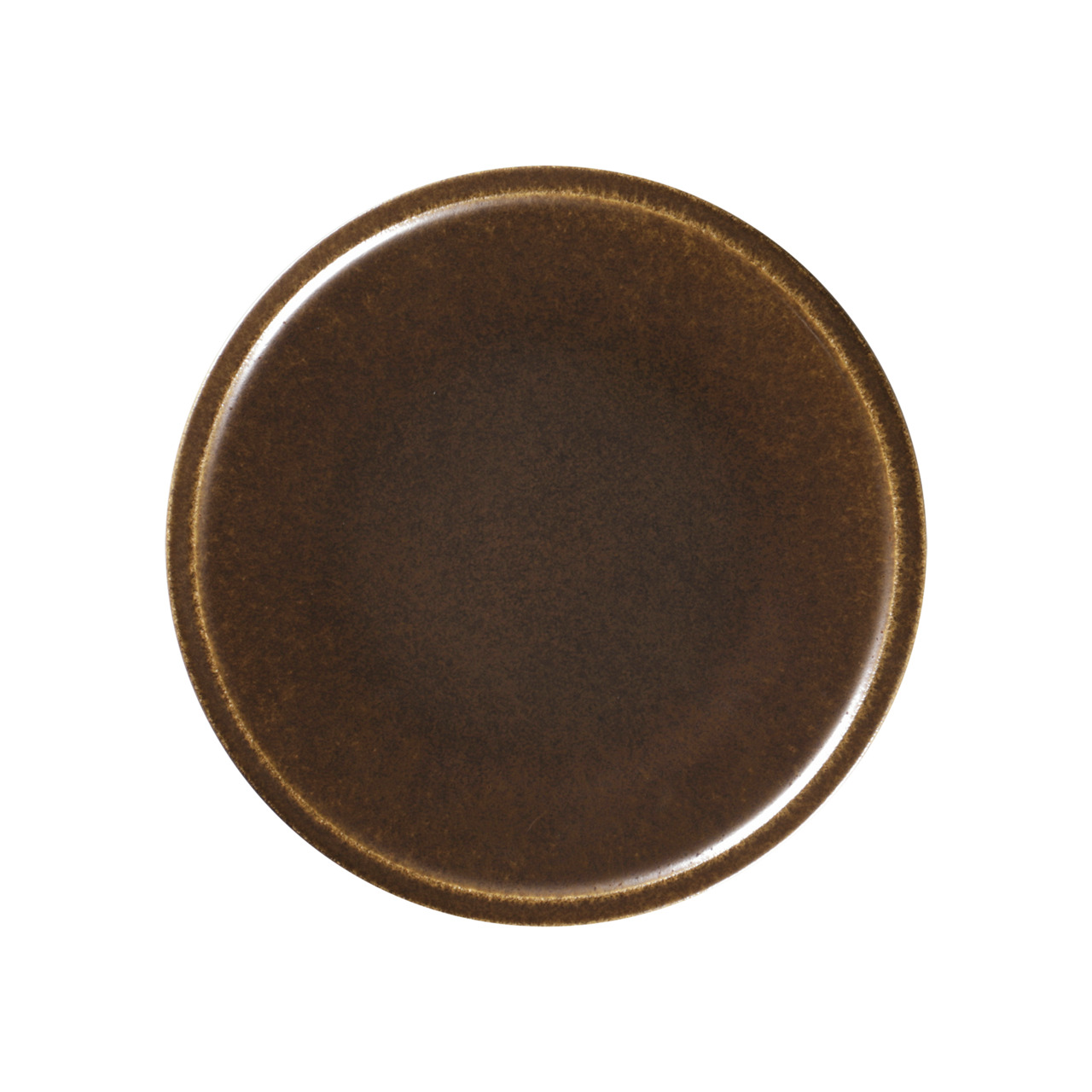 Ease, Teller flach coup ø 317 mm rust brown