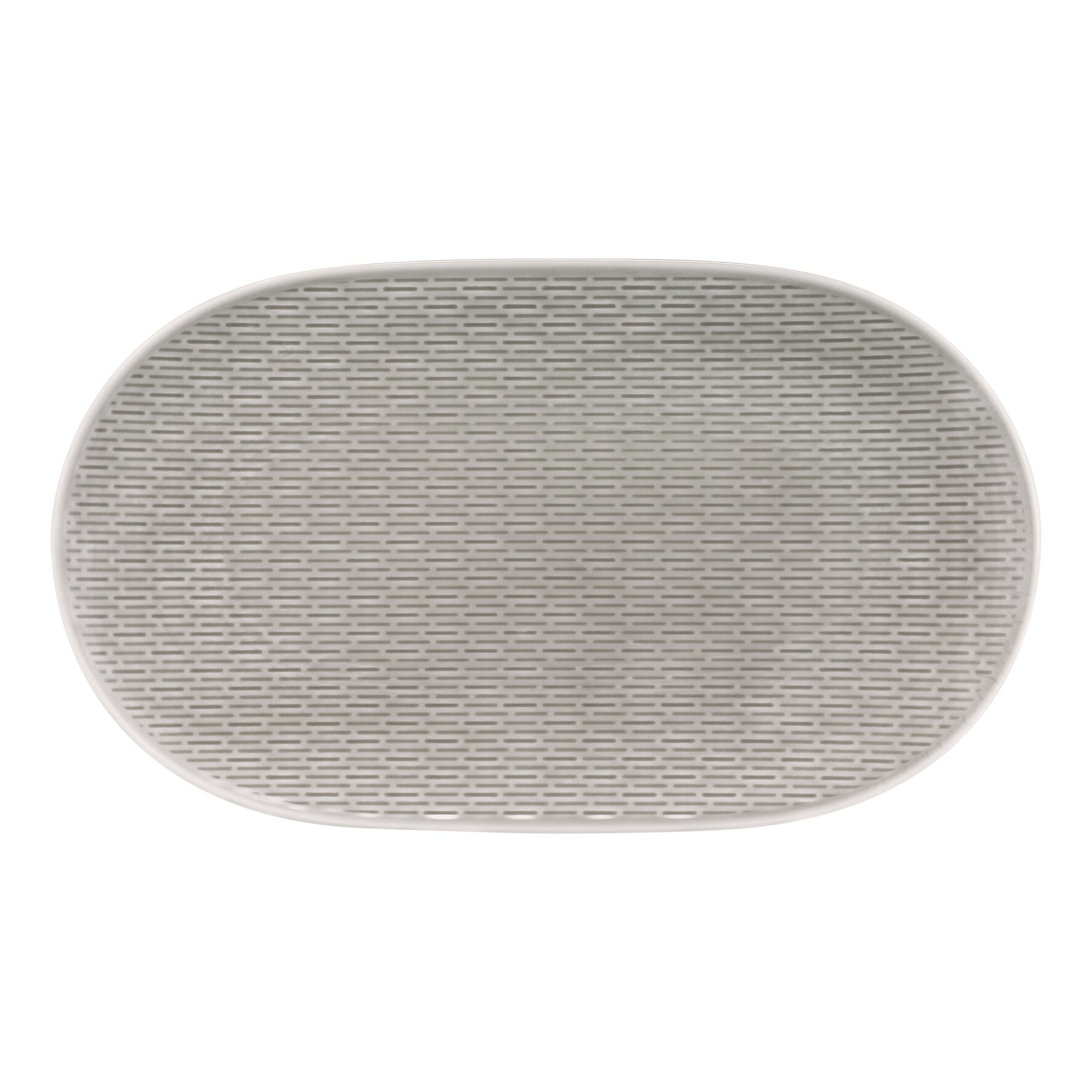 Scope Glow Gray, Coupplatte oval 372 x 222 mm / Relief