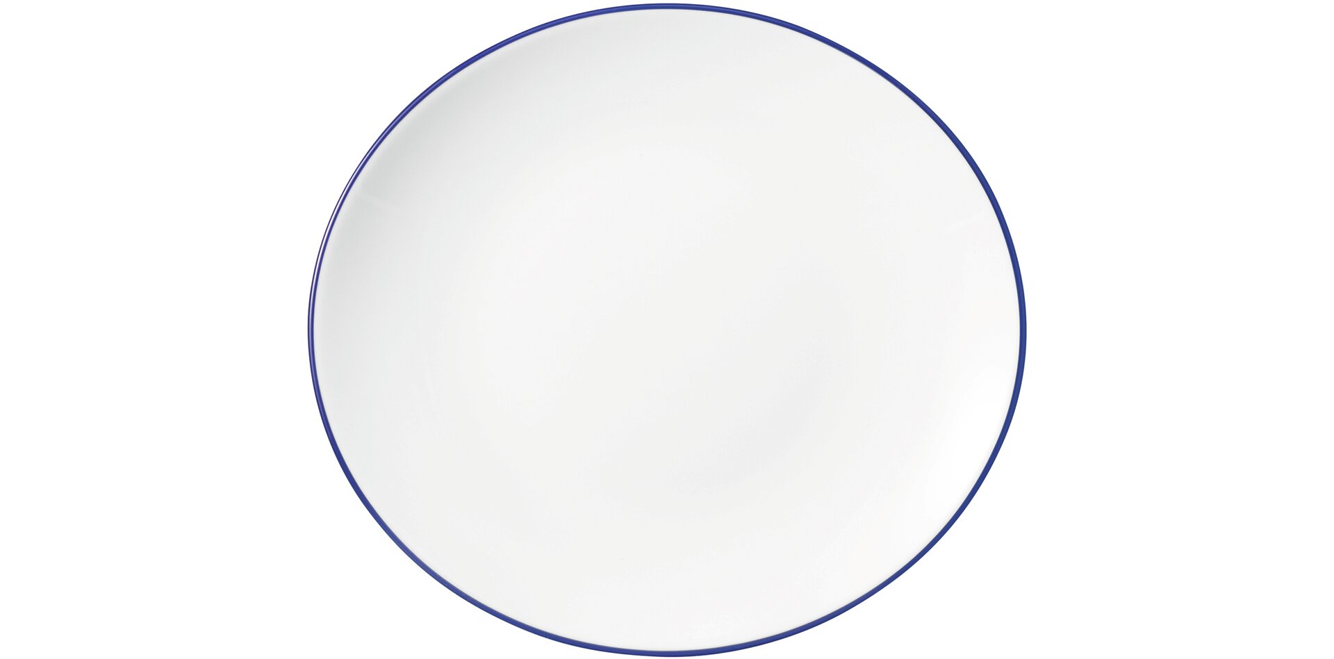 Modern Life, Frühstücksteller oval 210 x 192 mm Blue Line