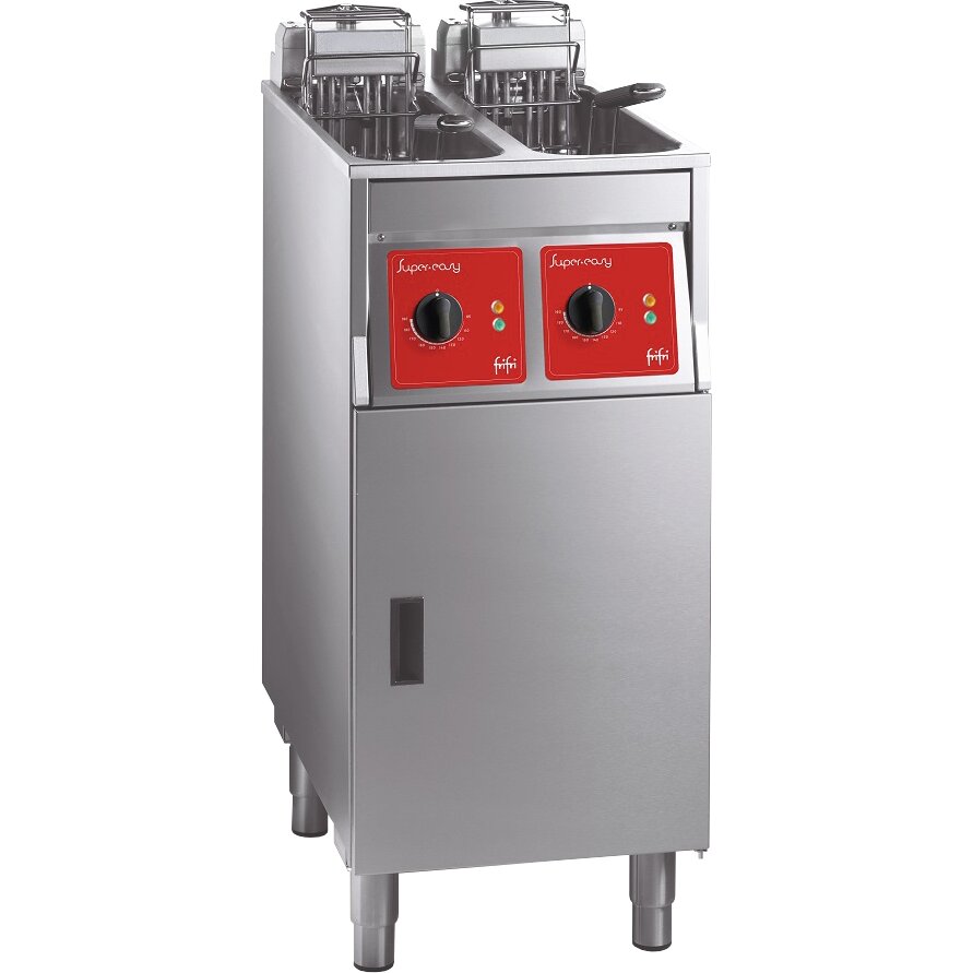 Elektro-Fritteuse 2 x 9,00 l / Füllmenge Korb 1,25 kg