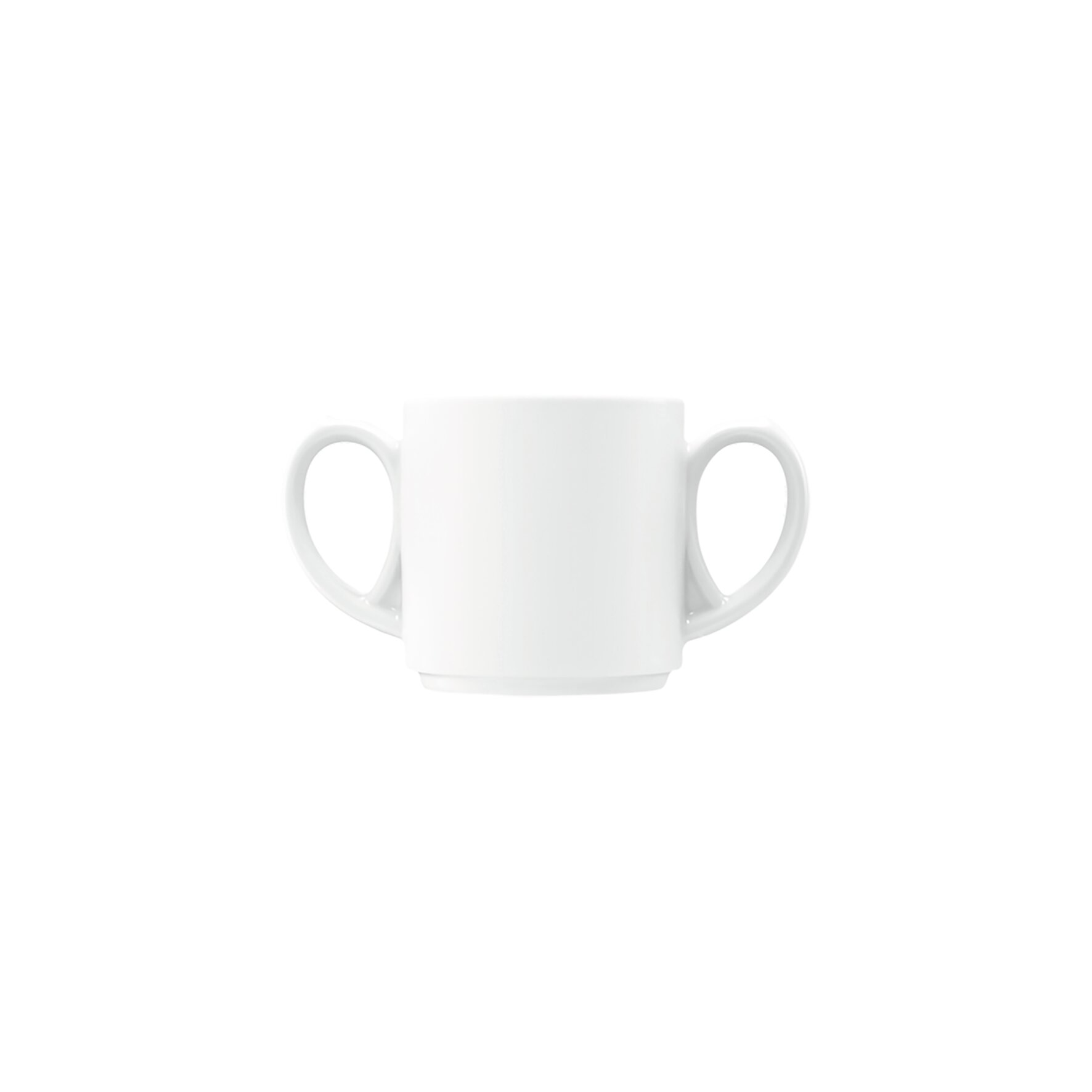 Community, Becher mit 2 Henkel ø 78 mm / 0,28 l weiß
