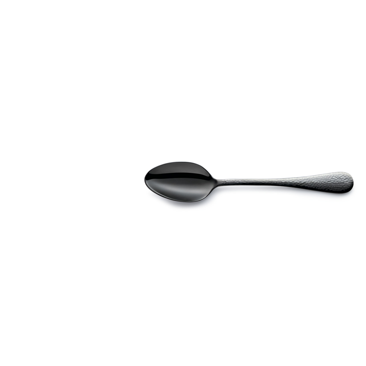 Sierra, Kaffeelöffel 144 mm gehämmert PVD schwarz