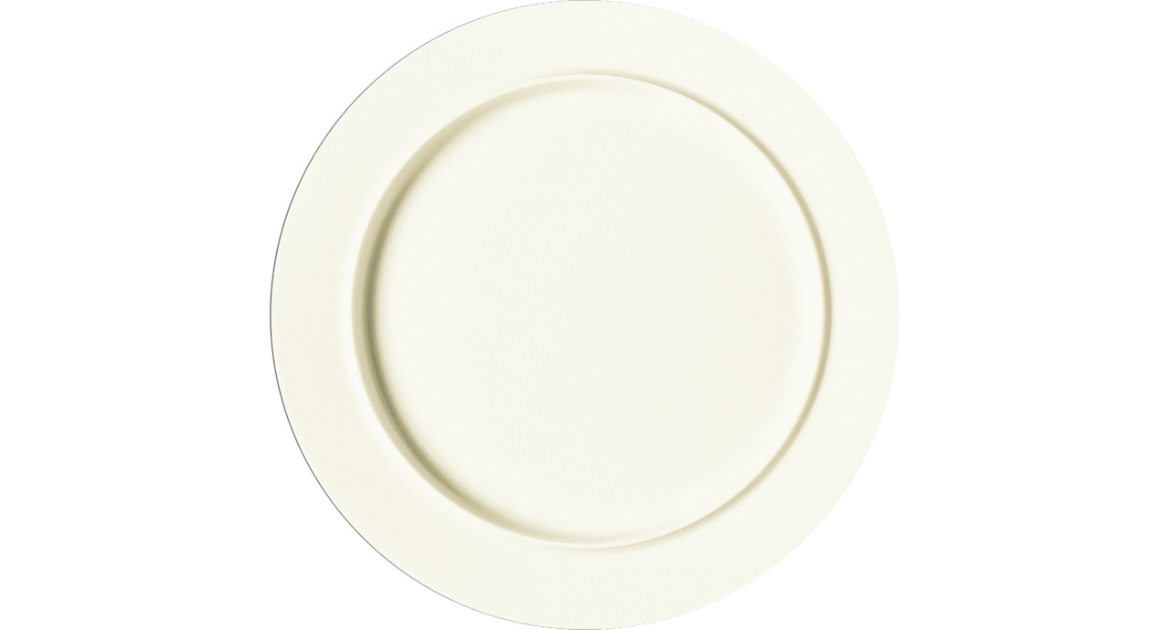 Nordic, Teller flach mit Rand ø 240 mm creme 